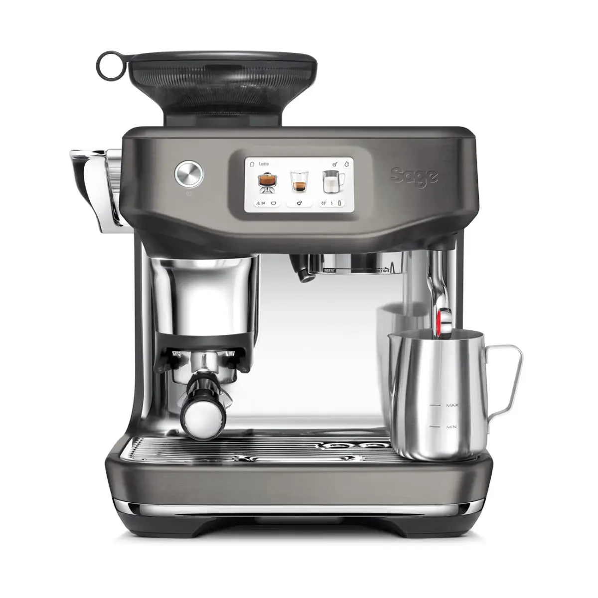 Sage the Barista Touch Impress SES881 Espresso Machine Black Stainless Steel