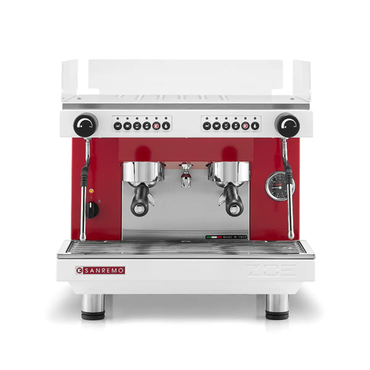 Sanremo Zoe Compact 2 Group Espresso Machine Red