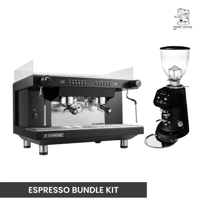 Sanremo Zoe Vision 2 Espresso Machine + SR50 OD Grinder Commercial Bundle Kit