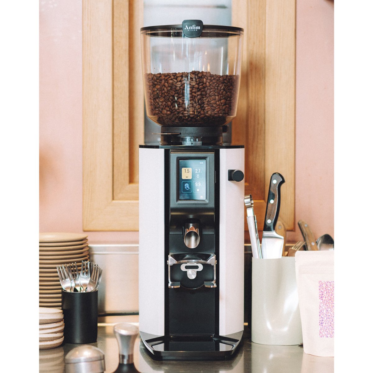 Anfim Milano - Anfim Milano Luna Espresso Grinder 65mm Burr - Espresso Grinder - Prime Coffee Suppliers