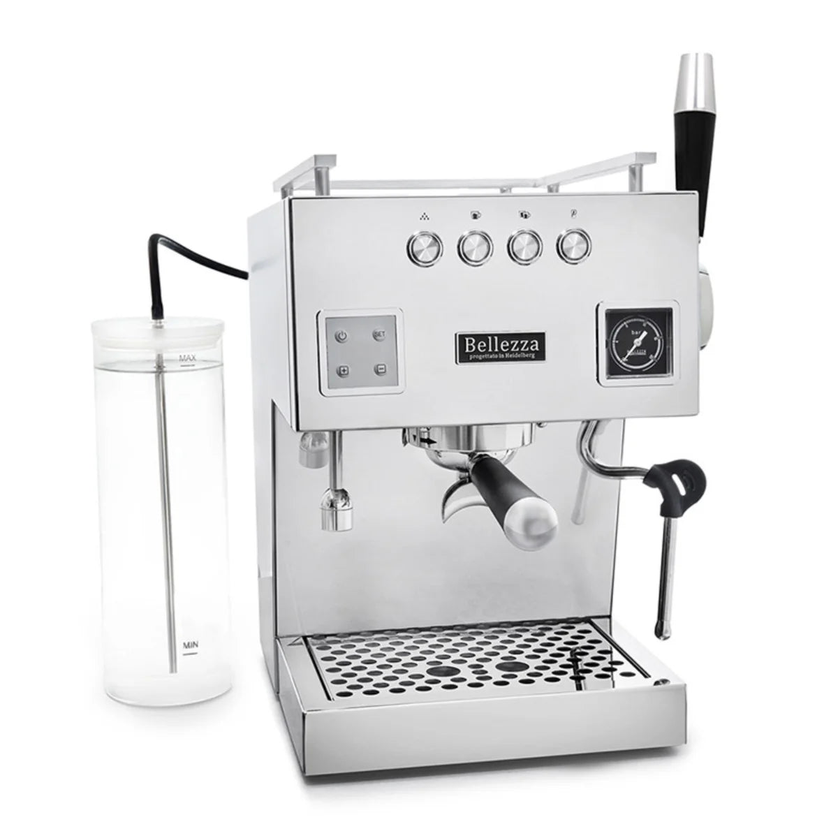 Bellezza Bellona Espresso Machine | Dual Boiler Silver - Prime Coffee Suppliers