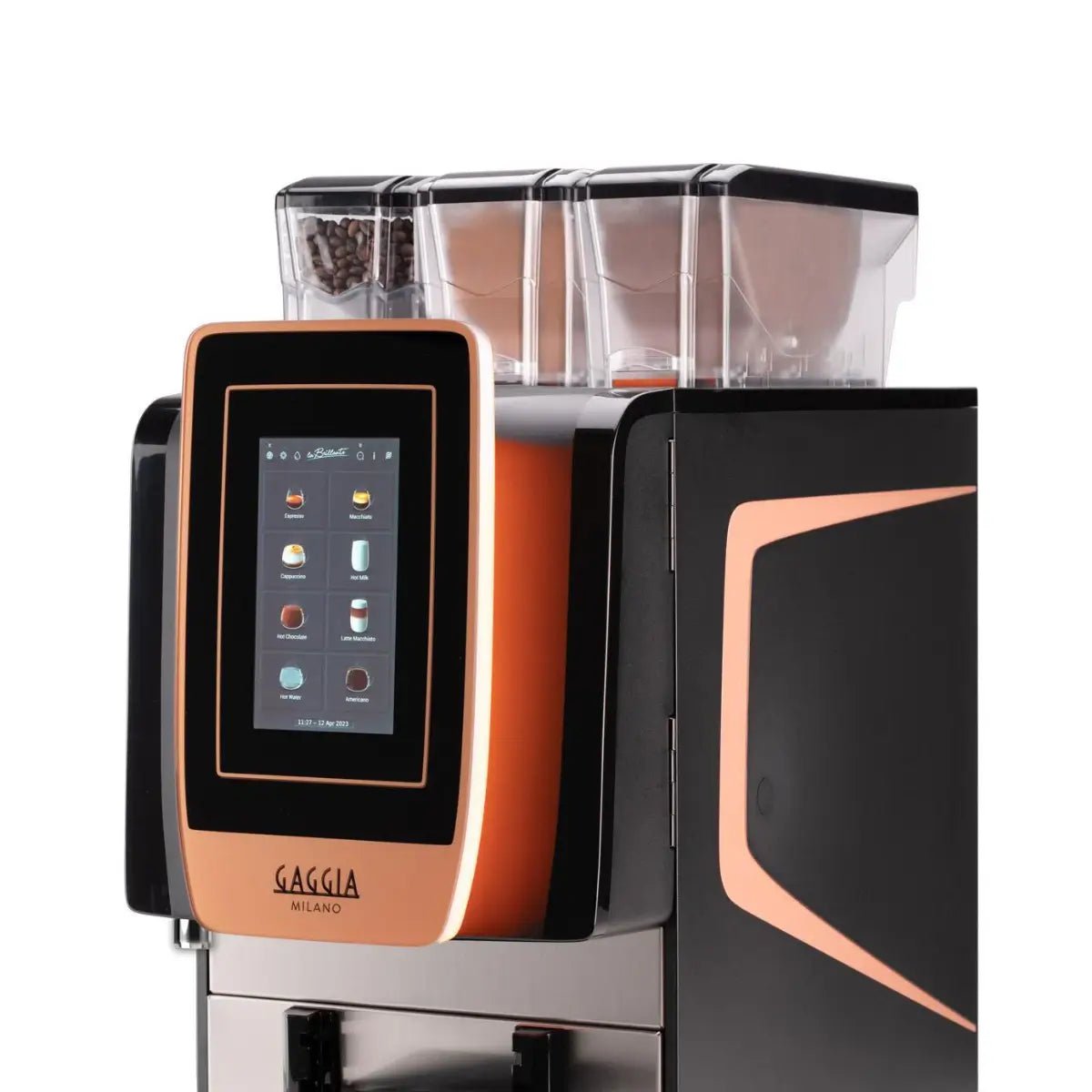 Gaggia - Gaggia La Brillante Bean to Cup Coffee & Espresso Machine - Automatic | 2 Beans, 1 Chocolate + Fresh Milk - Coffee Machine - Prime Coffee Suppliers