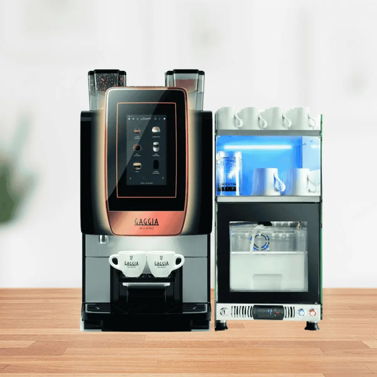 Gaggia - Gaggia La Brillante Espresso Machine + Gaggia 4L Capacity Fridge Commercial Bundle Kit - Espresso Machine - Prime Coffee Suppliers