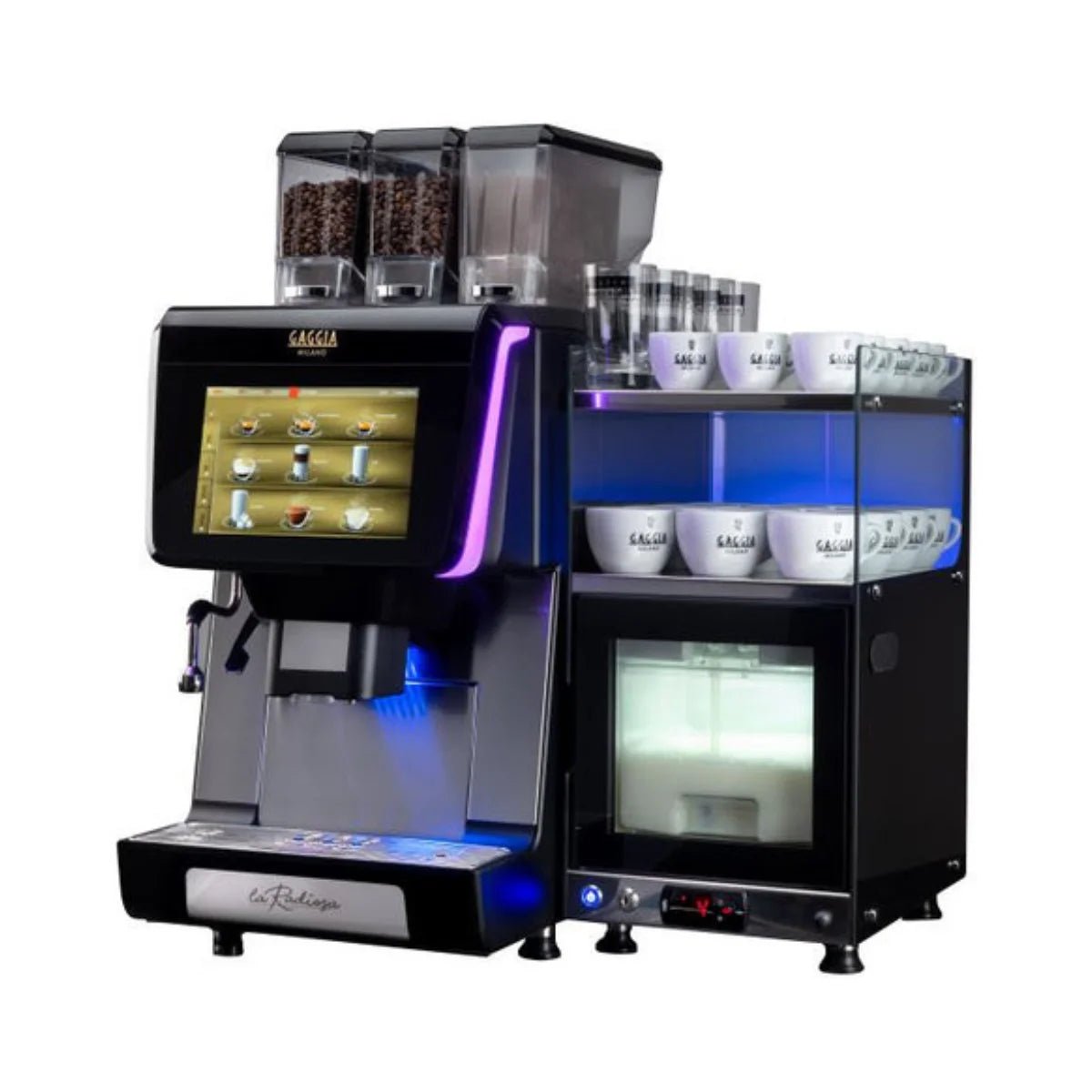 Gaggia - Gaggia La Radiosa Bean to Cup Coffee & Espresso Machine - Automatic | 2 Beans + 1 Soluble - Coffee Machine - Prime Coffee Suppliers