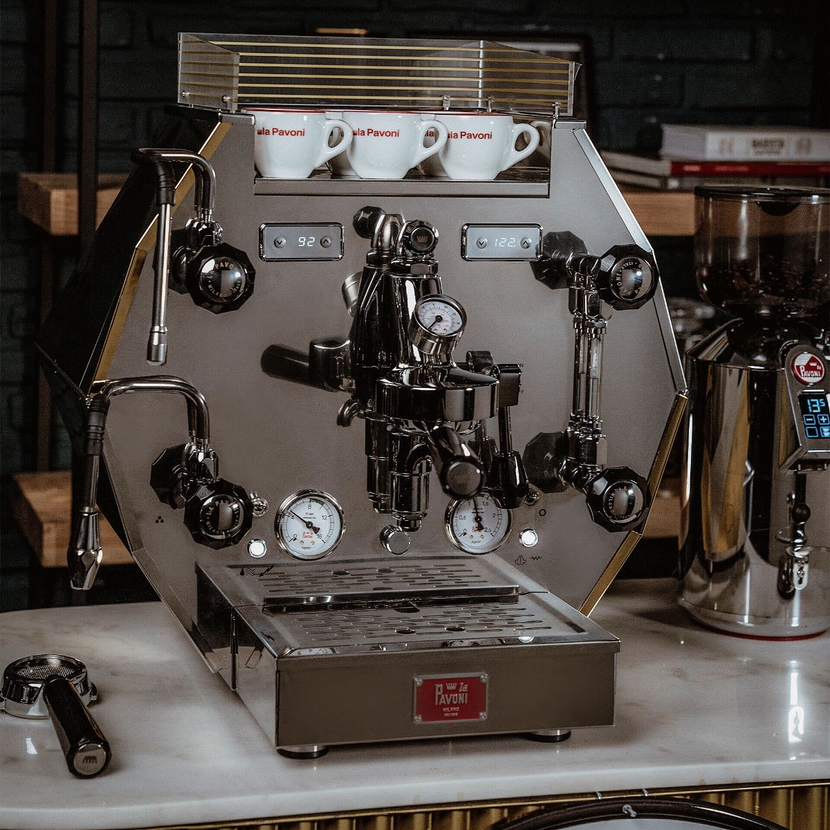 La Pavoni - La Pavoni Diamantina Espresso Coffee Machine | Dual Boiler - Coffee Machine - Prime Coffee Suppliers