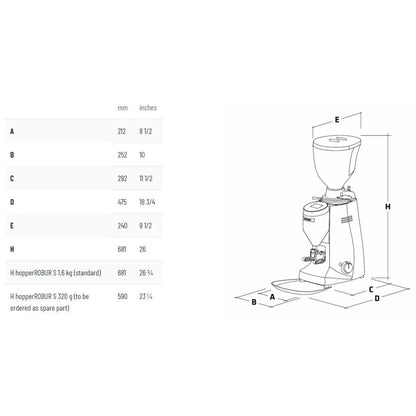 Mazzer - Mazzer Major V Electronic Coffee Grinder - On Demand - Coffee Grinder - Prime Coffee Suppliers