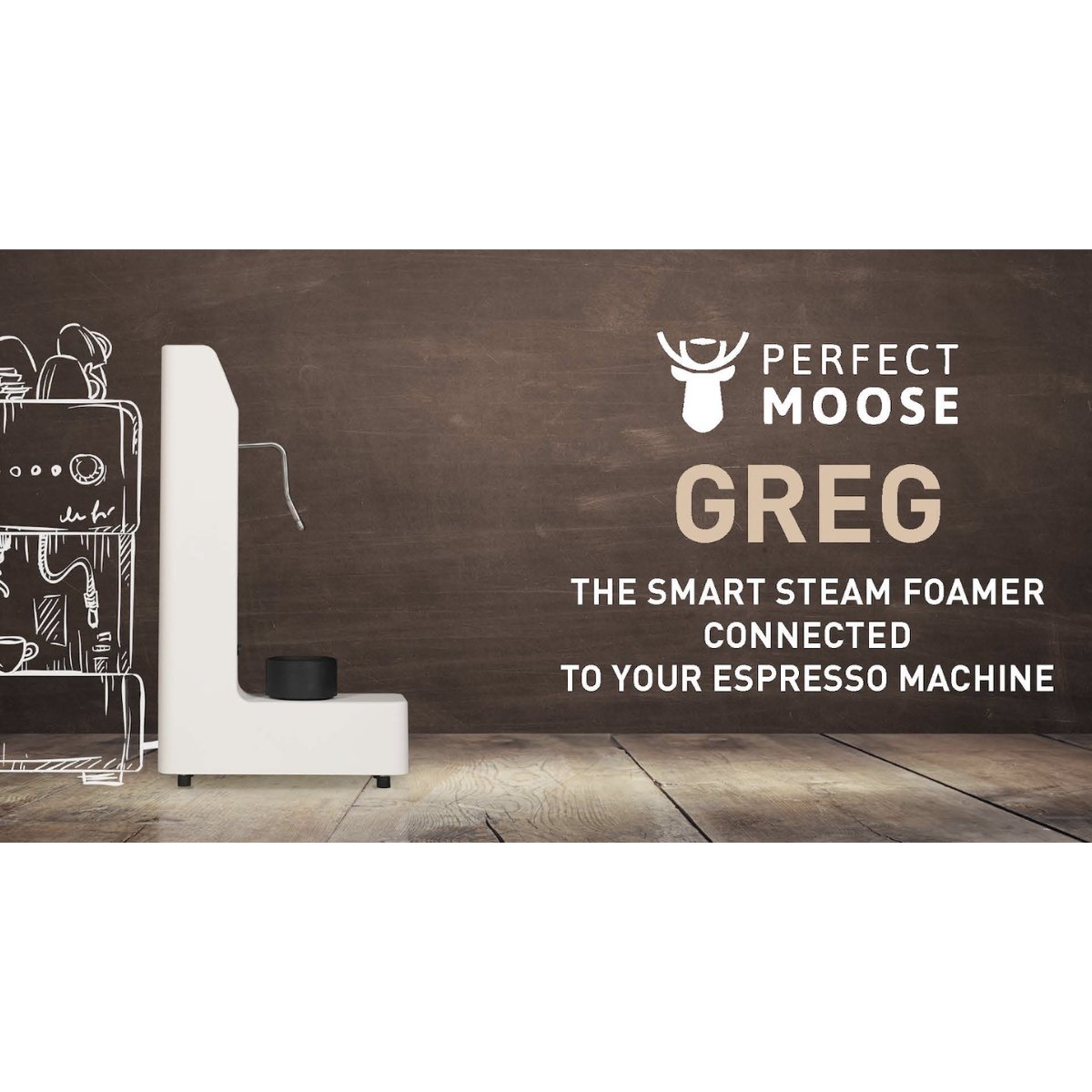 Perfect Moose - PERFECT MOOSE EPIC Greg Automatic Milk Steamer 50, 75 & 100cl - Milk Steamer - Prime Coffee Suppliers