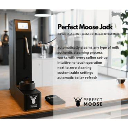 Perfect Moose - PERFECT MOOSE Jack Milk Foamer 35, 50 & 70cl Freestanding Unit - Milk Steamer - Prime Coffee Suppliers