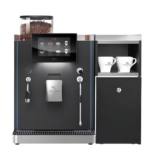 Rex - Royal - Rex Royal S2 Bean to Cup Coffee Machine + 7 Litre Milk Fridge, Installation and Service Package - Coffee Machine - Prime Coffee Suppliers