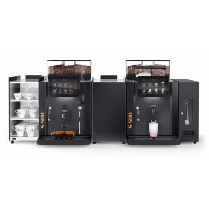 Rex - Royal - Rex Royal S500 Bean to Cup Coffee Machine + 10 Litre Milk Fridge, Installation and Service Package - Coffee Machine - Prime Coffee Suppliers