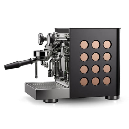 Rocket Espresso - Rocket Appartamento TCA Espresso Machine - Temperature Control - Black/Copper - Coffee Machine - Prime Coffee Suppliers