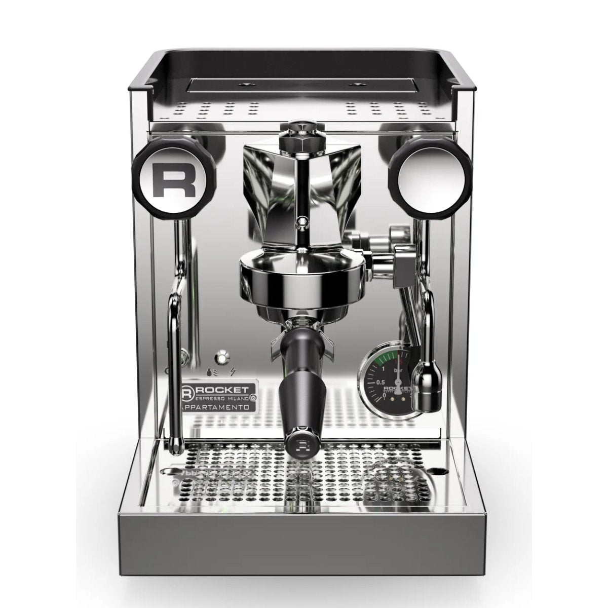 Rocket Espresso - Rocket Appartamento TCA Espresso Machine - Temperature Control - Steel/ Copper - Coffee Machine - Prime Coffee Suppliers