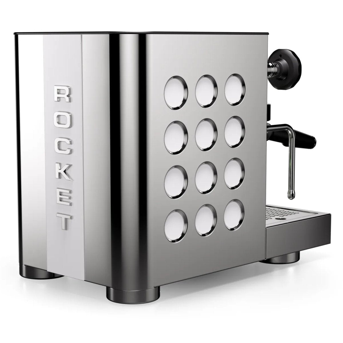 Rocket Espresso - Rocket Appartamento TCA Espresso Machine - Temperature Control - Steel/White - Coffee Machine - Prime Coffee Suppliers