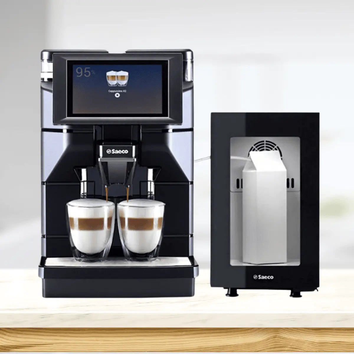 Saeco - Saeco Magic M1 Espresso Machine + Saeco FR7L - N Fridge Home Bundle Kit - Prime Coffee Suppliers