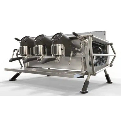 San Remo - San Remo Café Racer Espresso Machine - Advanced Stainless Steel Boiler - 2,3 Group - Espresso Machine - Prime Coffee Suppliers