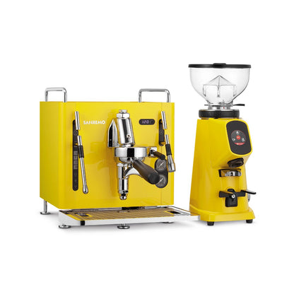 San Remo - San Remo Cube Home Espresso Bundle l Contains Cube -R & Cube All ground Grinder - Espresso Machine - Prime Coffee Suppliers