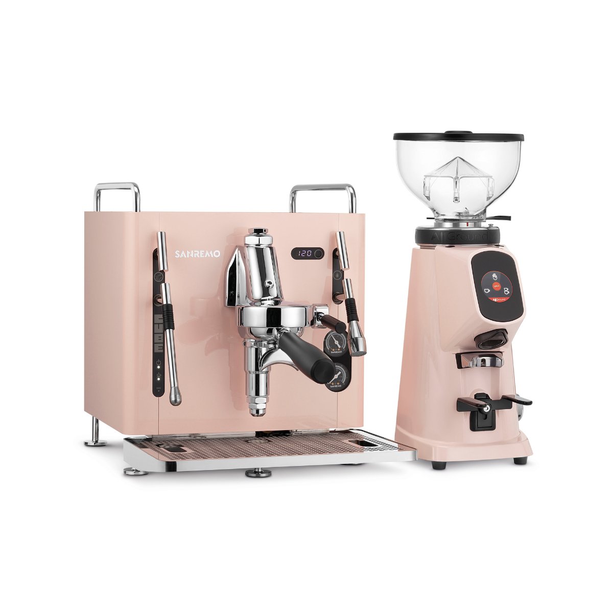 San Remo - San Remo Cube Home Espresso Bundle l Contains Cube -R & Cube All ground Grinder - Espresso Machine - Prime Coffee Suppliers