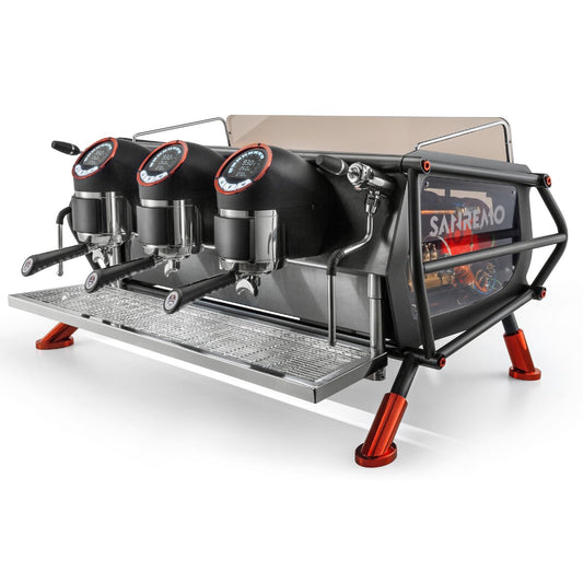 San Remo - SanRemo Café Racer Espresso Machine - 2/3 Group - Black / Red - Special Offer - Espresso Machine - Prime Coffee Suppliers