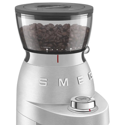 Smeg - Smeg CGF02 Mini Pro Coffee Grinder in Stainless Steel - Coffee Grinder - Prime Coffee Suppliers