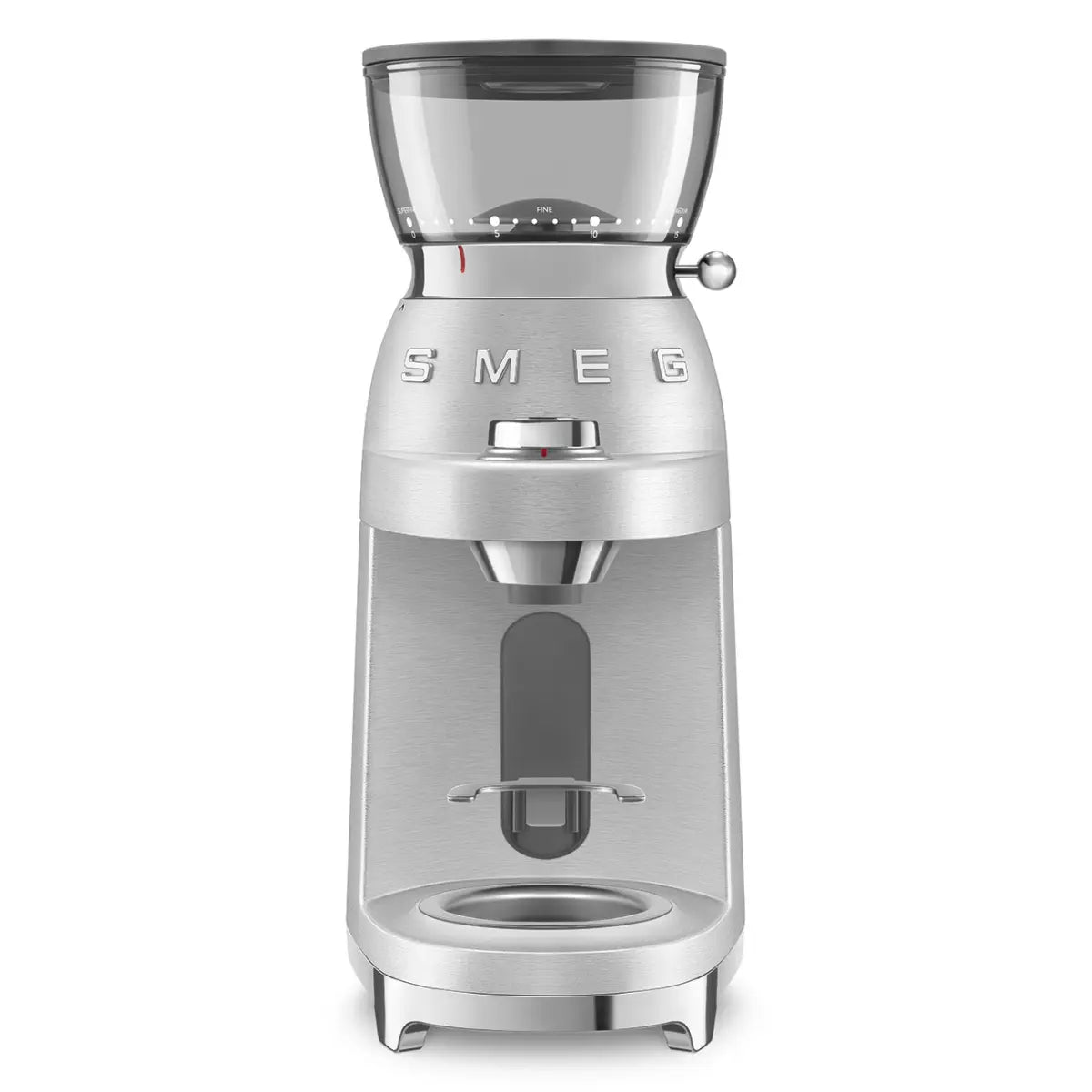 Smeg - Smeg CGF02 Mini Pro Coffee Grinder in Stainless Steel - Coffee Grinder - Prime Coffee Suppliers