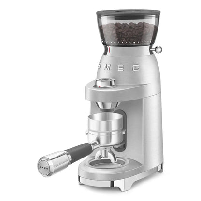 Smeg - Smeg CGF02 Mini Pro Coffee Grinder in Stainless Steel - Coffee Grinder - Prime Coffee Suppliers