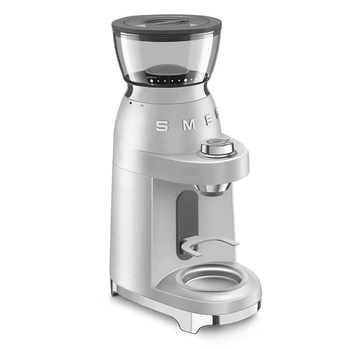 Smeg - Smeg CGF02 Mini Pro Coffee Grinder in Stainless Steel - Coffee Grinder - Prime Coffee Suppliers