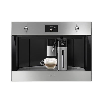 Smeg - Smeg Classic Built - in Aesthetic Coffee Machine - Automatic - Coffee Grinder - Prime Coffee Suppliers