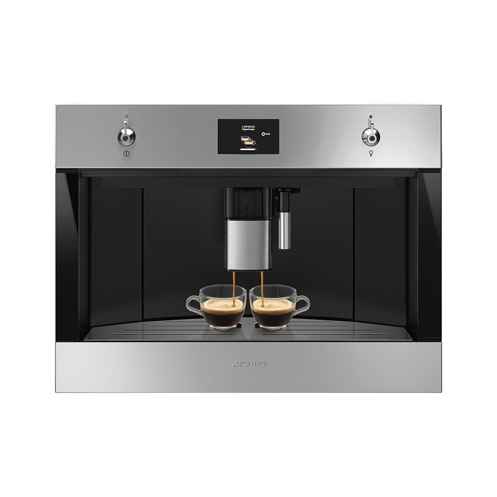 Smeg - Smeg Classic Built - in Aesthetic Coffee Machine - Automatic - Coffee Grinder - Prime Coffee Suppliers