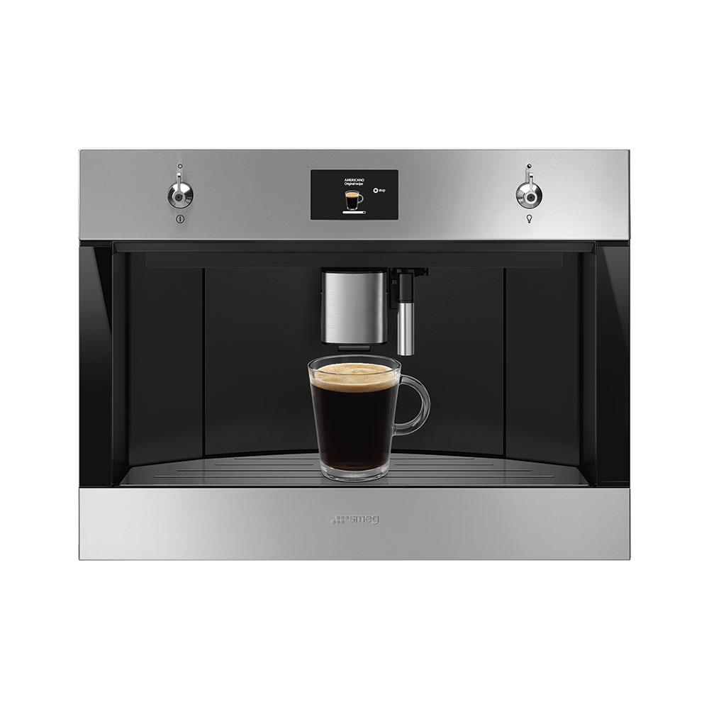 Smeg - Smeg Classic Built - in Aesthetic Coffee Machine - Automatic - Coffee Grinder - Prime Coffee Suppliers