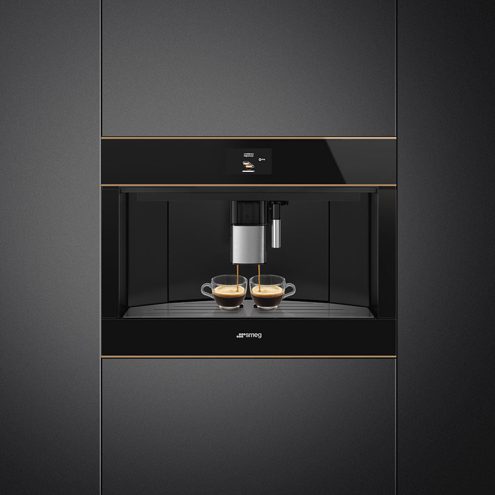 Smeg - Smeg Dolce Stil Novo Built - in Aesthetic Coffee Machine - Automatic - Coffee Grinder - Prime Coffee Suppliers