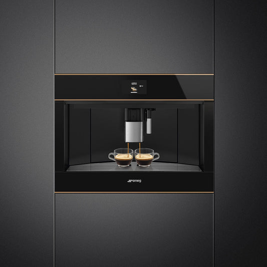 Smeg - Smeg Dolce Stil Novo Built - in Aesthetic Coffee Machine - Automatic - Coffee Grinder - Prime Coffee Suppliers