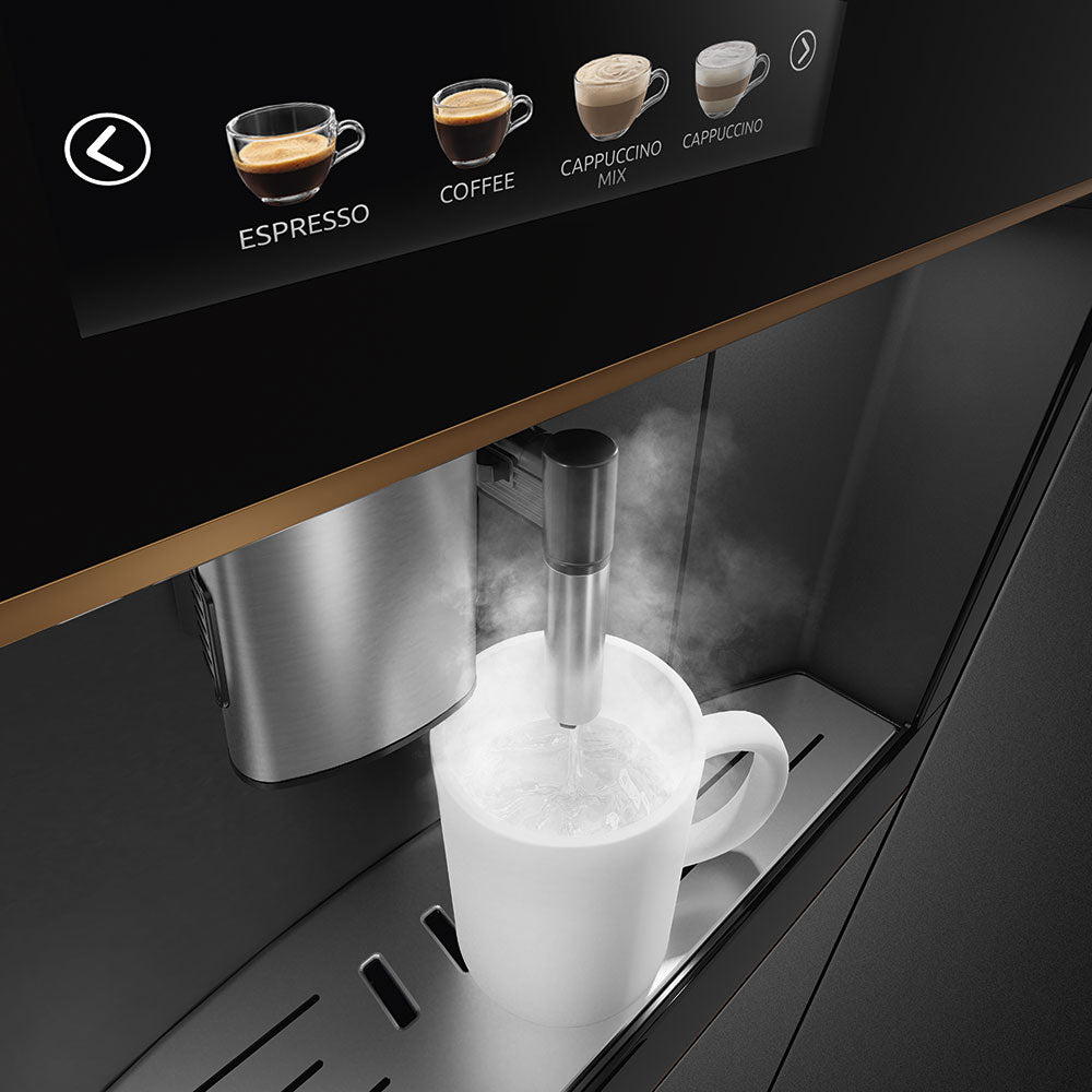 Smeg - Smeg Dolce Stil Novo Built - in Aesthetic Coffee Machine - Automatic - Coffee Grinder - Prime Coffee Suppliers