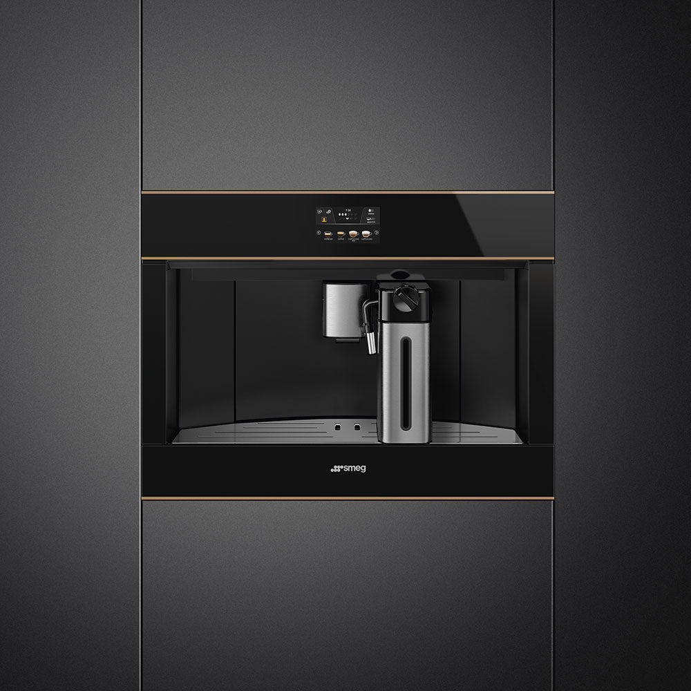 Smeg - Smeg Dolce Stil Novo Built - in Aesthetic Coffee Machine - Automatic - Coffee Grinder - Prime Coffee Suppliers