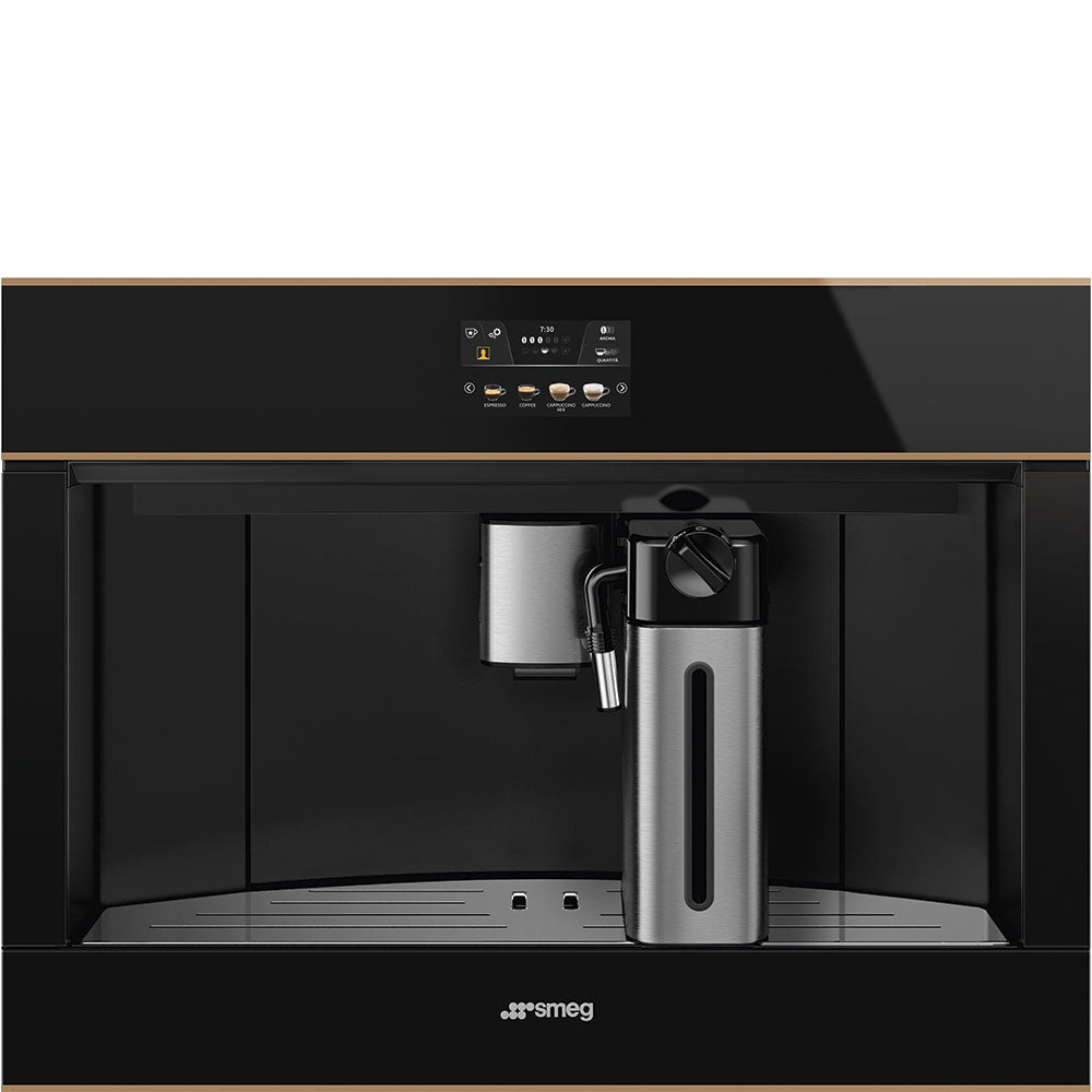 Smeg - Smeg Dolce Stil Novo Built - in Aesthetic Coffee Machine - Automatic - Coffee Grinder - Prime Coffee Suppliers