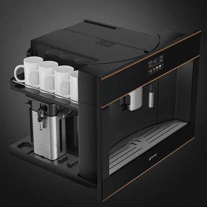 Smeg - Smeg Dolce Stil Novo Built - in Aesthetic Coffee Machine - Automatic - Coffee Grinder - Prime Coffee Suppliers