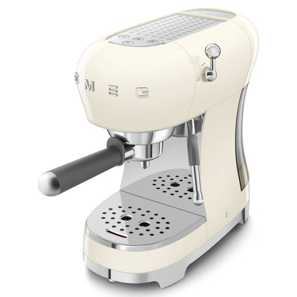 Smeg - Smeg ECF02 Espresso Coffee Machine 50's Style - Manual - Espresso Machine - Prime Coffee Suppliers