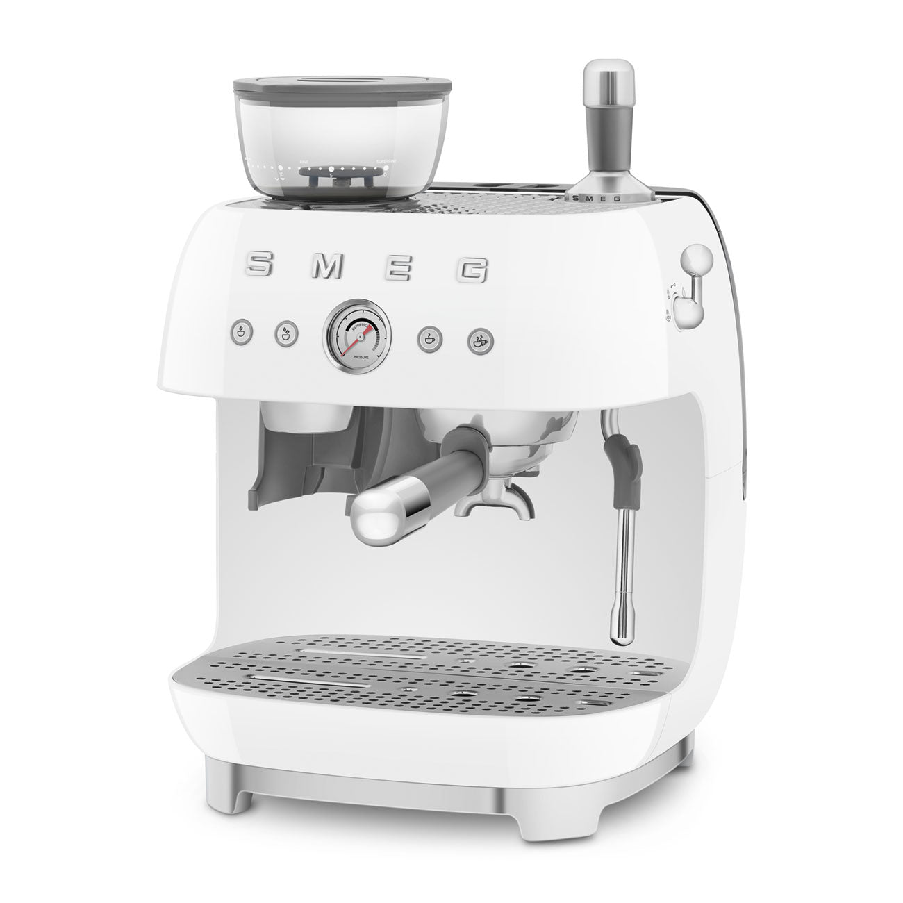 Smeg - Smeg EGF03 Espresso Coffee Machine 50's Style - with Grinder - Espresso Machine - Prime Coffee Suppliers