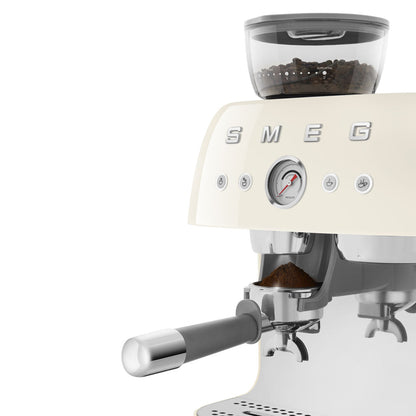 Smeg - Smeg EGF03 Espresso Coffee Machine 50's Style - with Grinder - Espresso Machine - Prime Coffee Suppliers