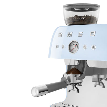 Smeg - Smeg EGF03 Espresso Coffee Machine 50's Style - with Grinder - Espresso Machine - Prime Coffee Suppliers