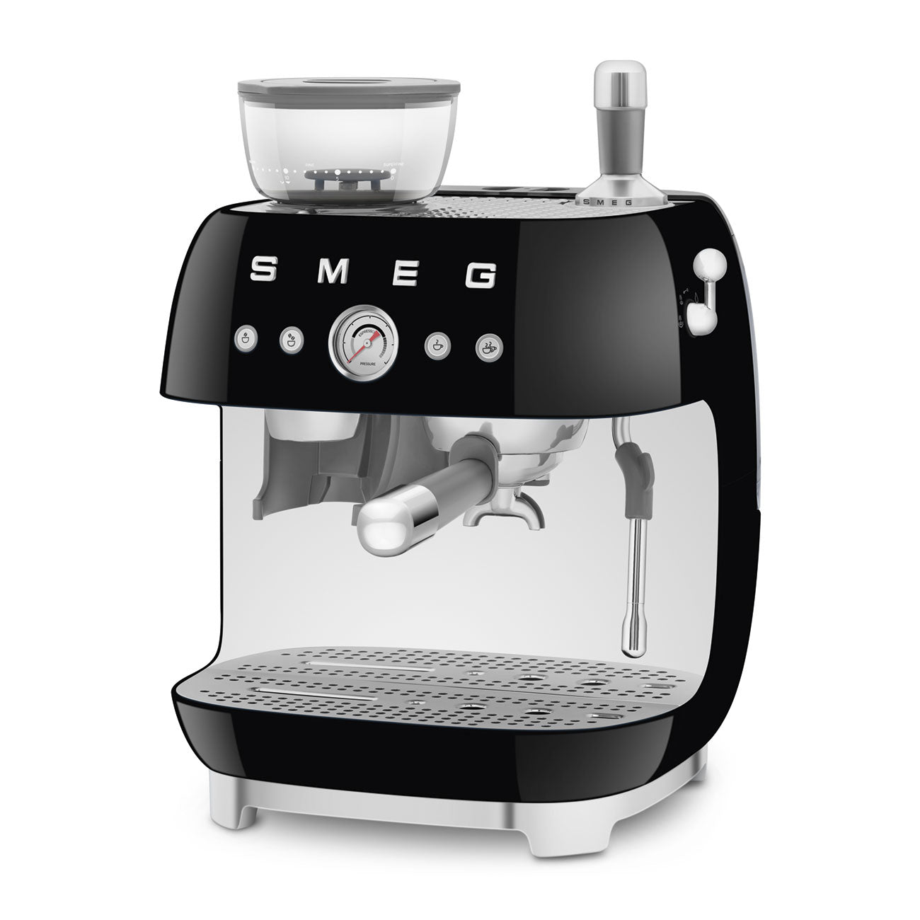 Smeg - Smeg EGF03 Espresso Coffee Machine 50's Style - with Grinder - Espresso Machine - Prime Coffee Suppliers