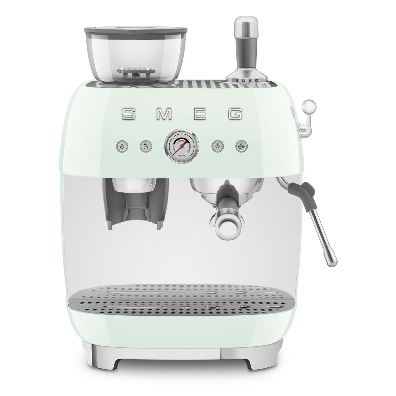 Smeg - Smeg EGF03 Espresso Coffee Machine 50's Style - with Grinder - Espresso Machine - Prime Coffee Suppliers