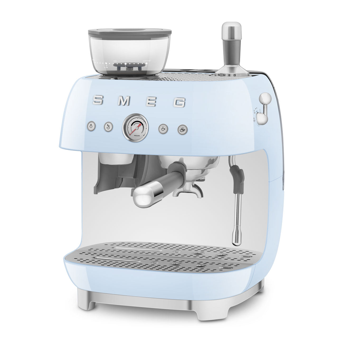 Smeg - Smeg EGF03 Espresso Coffee Machine 50's Style - with Grinder - Espresso Machine - Prime Coffee Suppliers