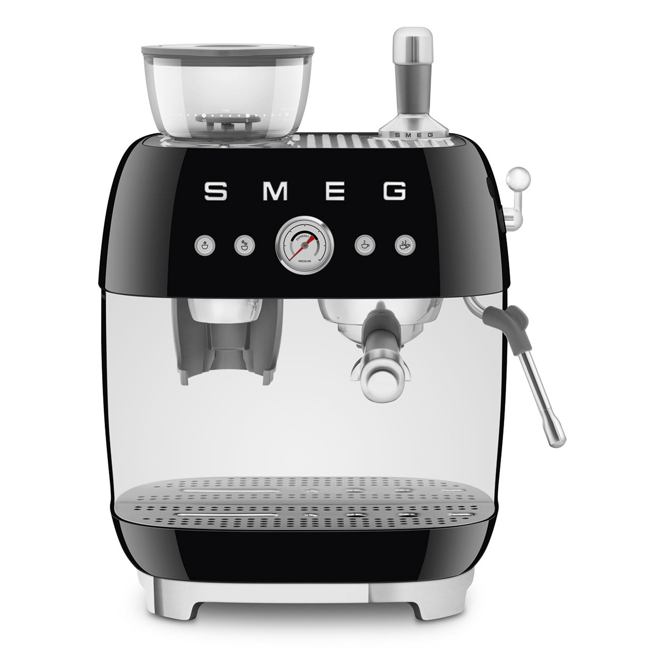 Smeg - Smeg EGF03 Espresso Coffee Machine 50's Style - with Grinder - Espresso Machine - Prime Coffee Suppliers