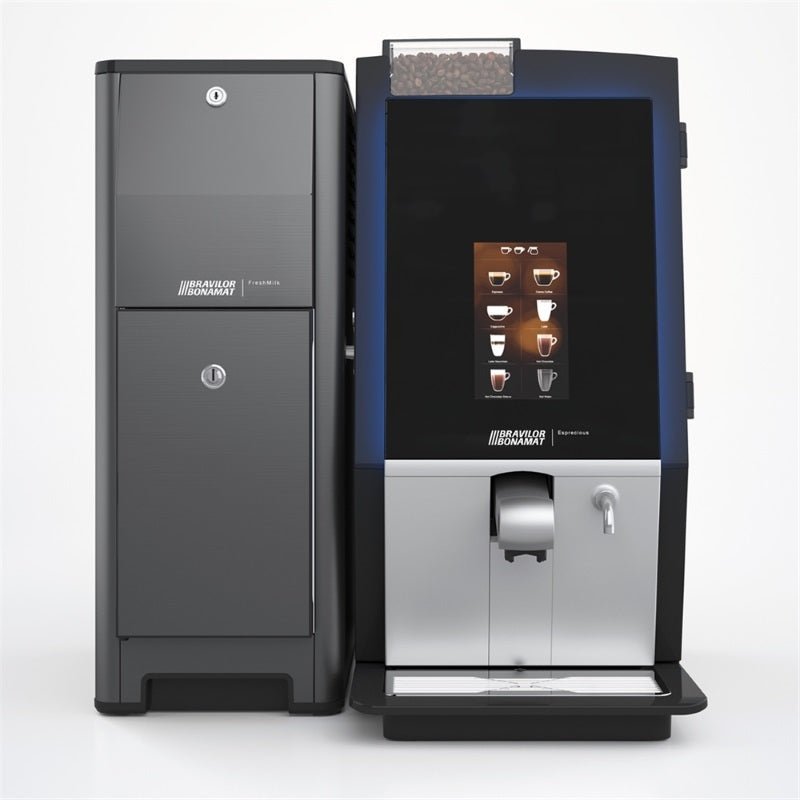 Bravilor - Bravilor Esprecious 11L Fresh Milk, Bean to Cup Coffee & Espresso Machine + Instant Canister - Coffee Machine - Primecoffeesuppliers