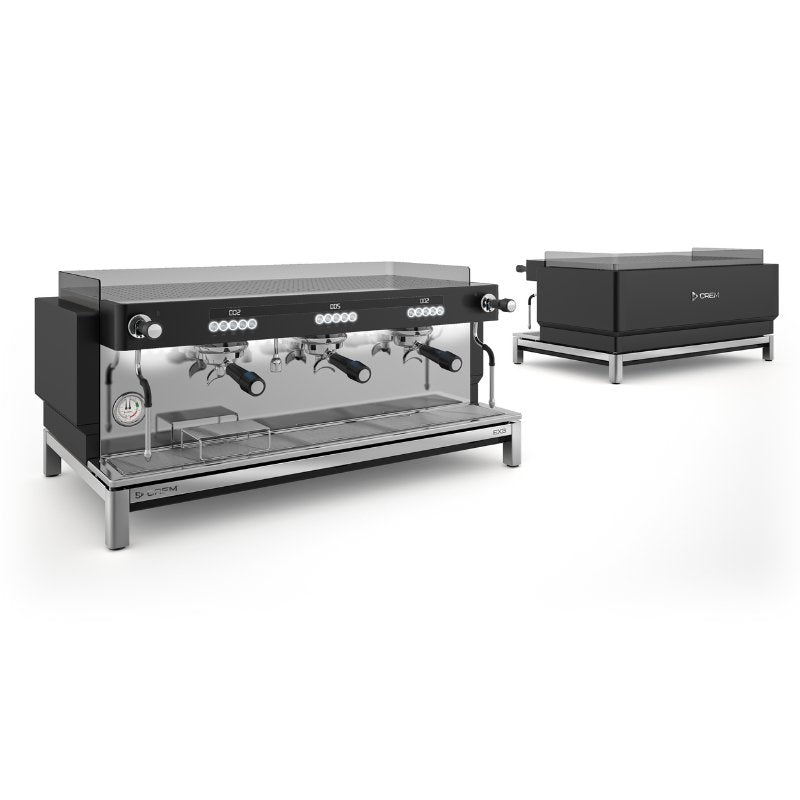 CREM - CREM EX3 3 Group Display TA Espresso Machine 11.5 Litres, Black & White - Espresso Machine - Primecoffeesuppliers